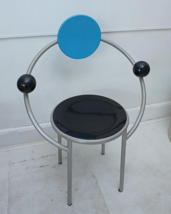 1983 Memphis “First” Chair – Michele De Lucchi, Italy Postmodern Icon