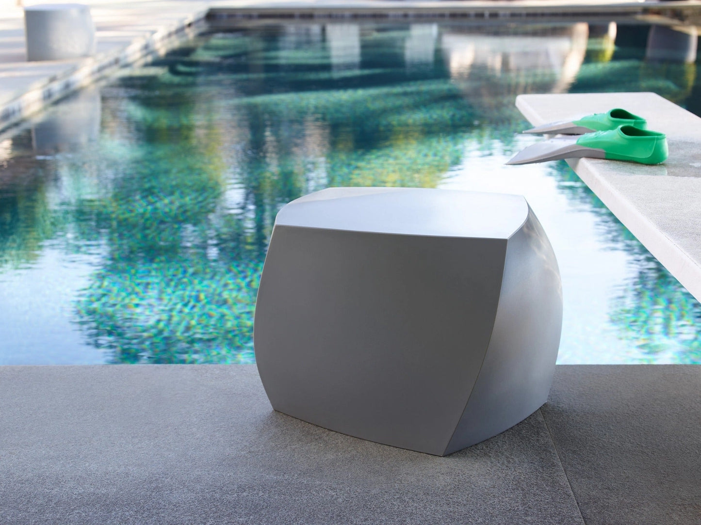 Gehry Left Twist Cube by Heller — Contemporary Stool, originally designed 2004