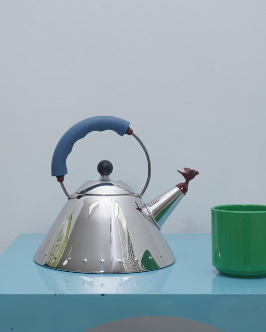 9093 Tea Kettle by Michael Graves for Alessi Made in Italy