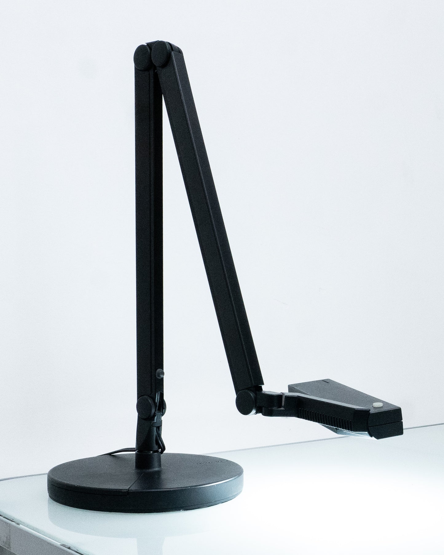 1980s Black Lightolier Desk Lamp