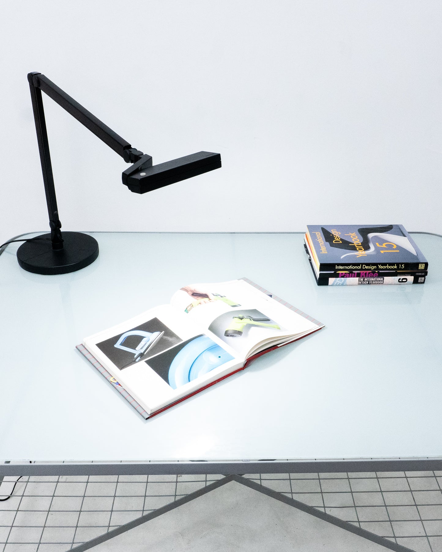 1980s Black Lightolier Desk Lamp