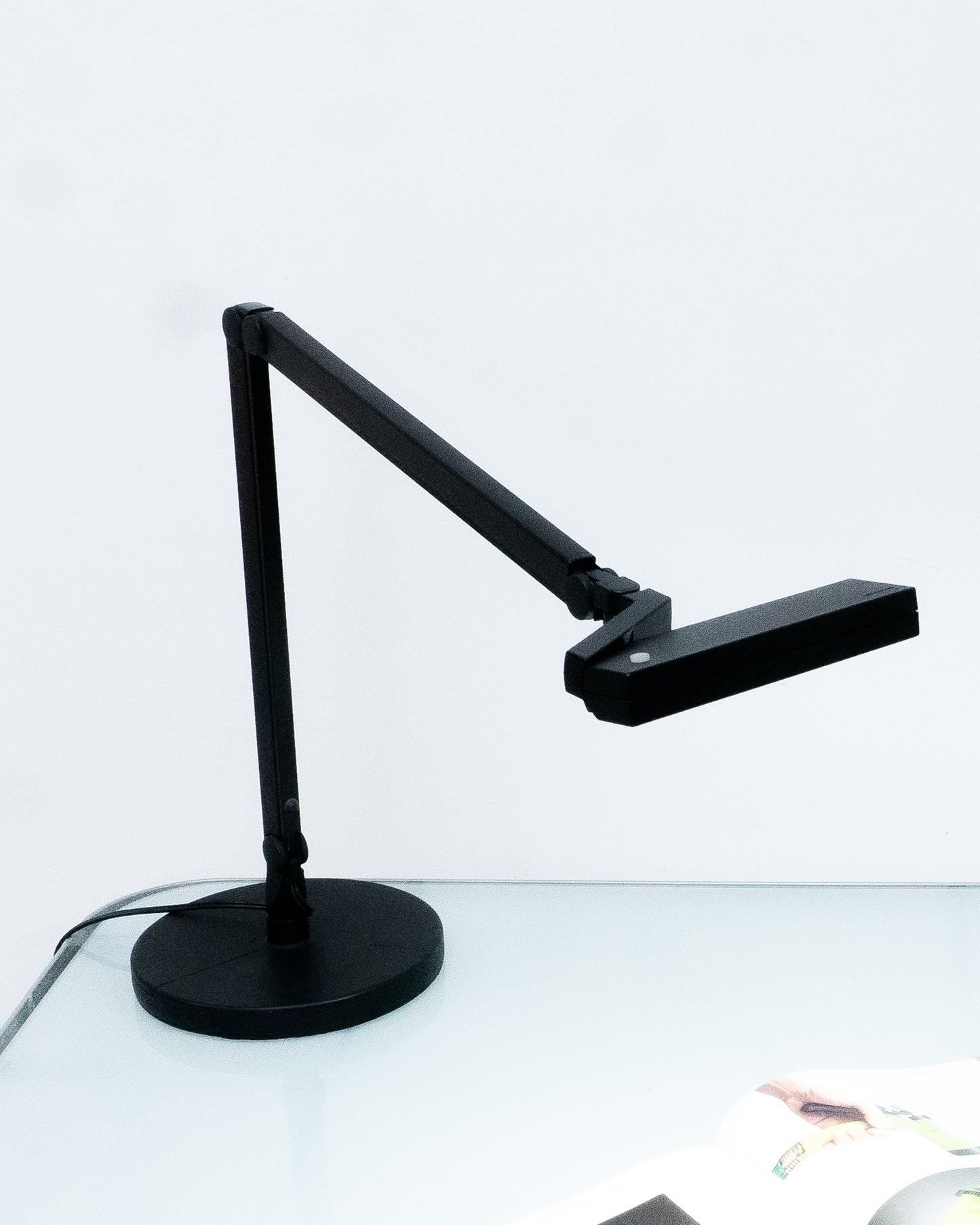 1980s Black Lightolier Desk Lamp