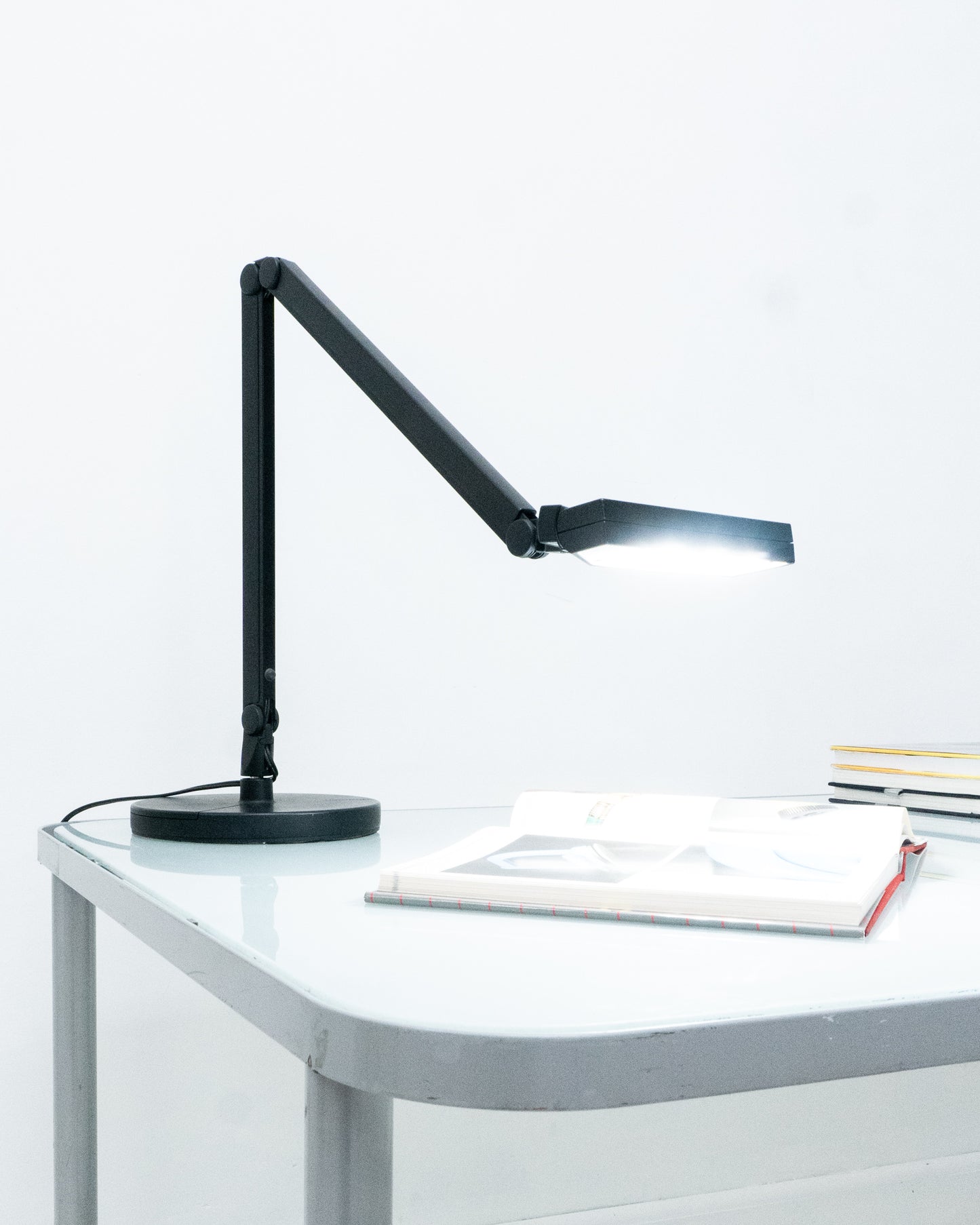 1980s Black Lightolier Desk Lamp