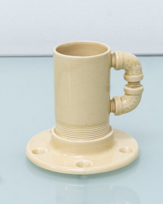 1960s Bauhaus Jackson Boone "Plumber Nightmare" Coffee Mug Nuts, Bolts, Pipe by Trend Pacific