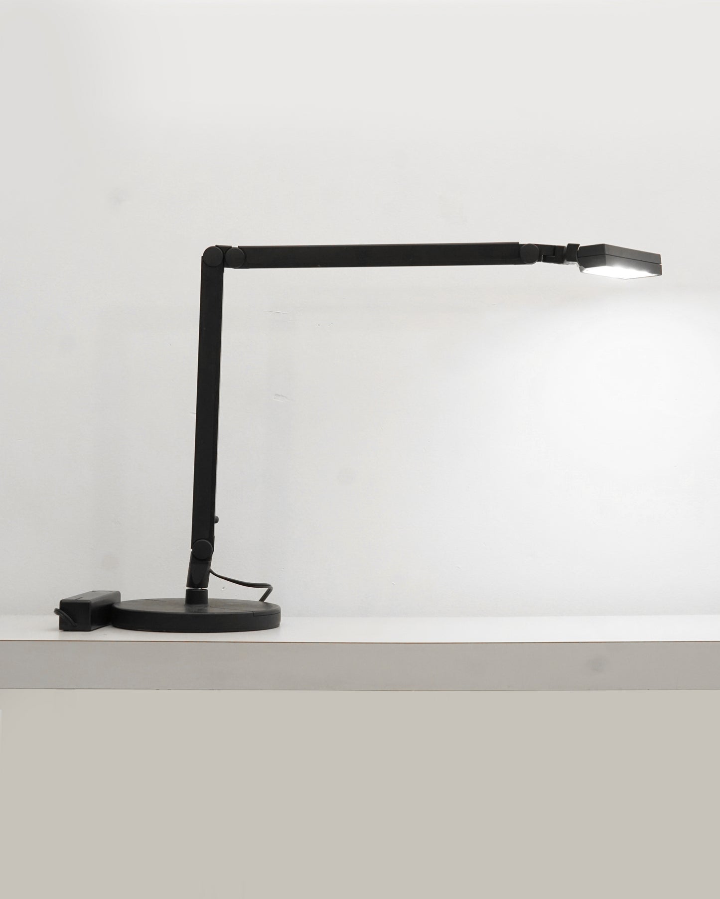 1980s Black Lightolier Desk Lamp