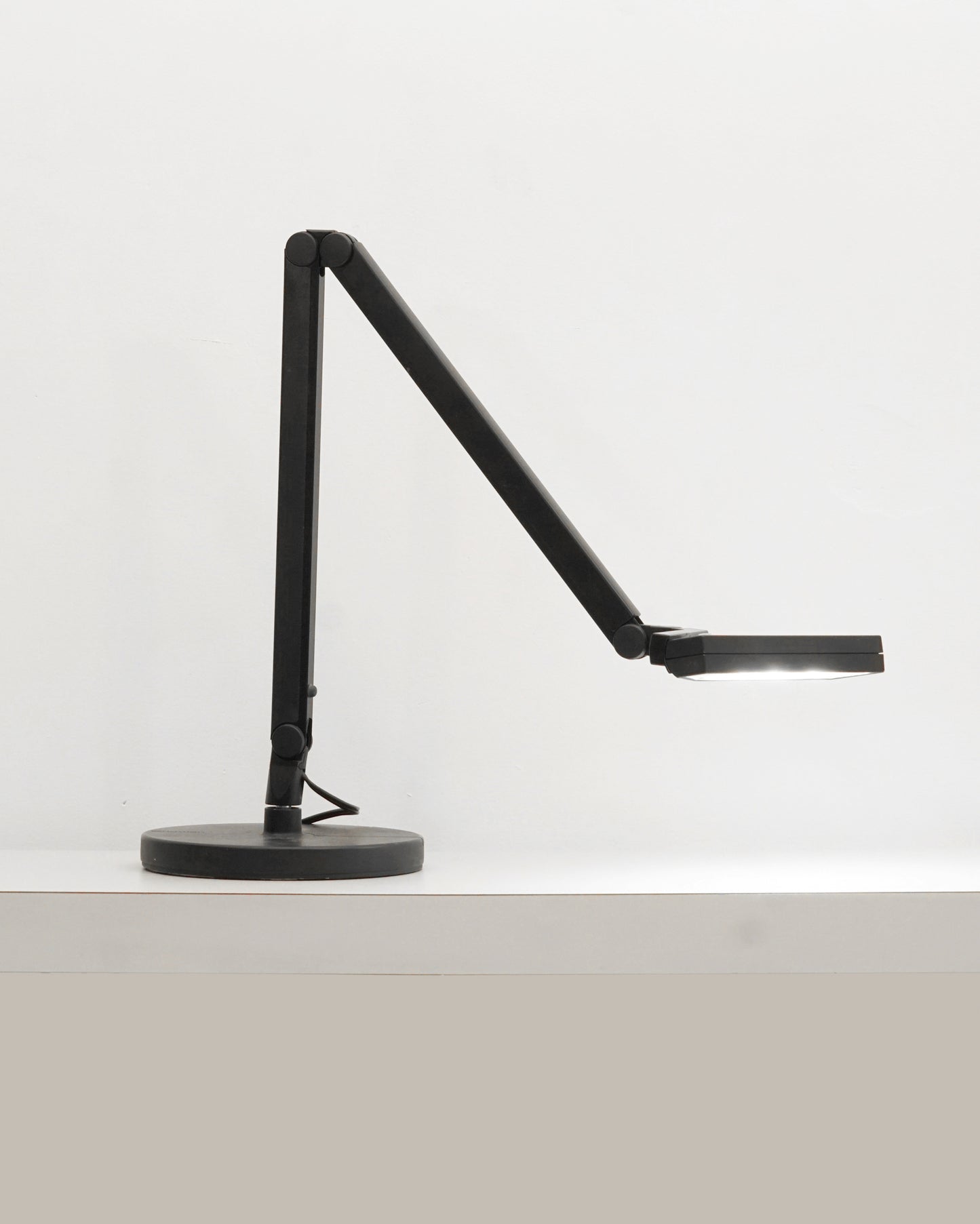 1980s Black Lightolier Desk Lamp