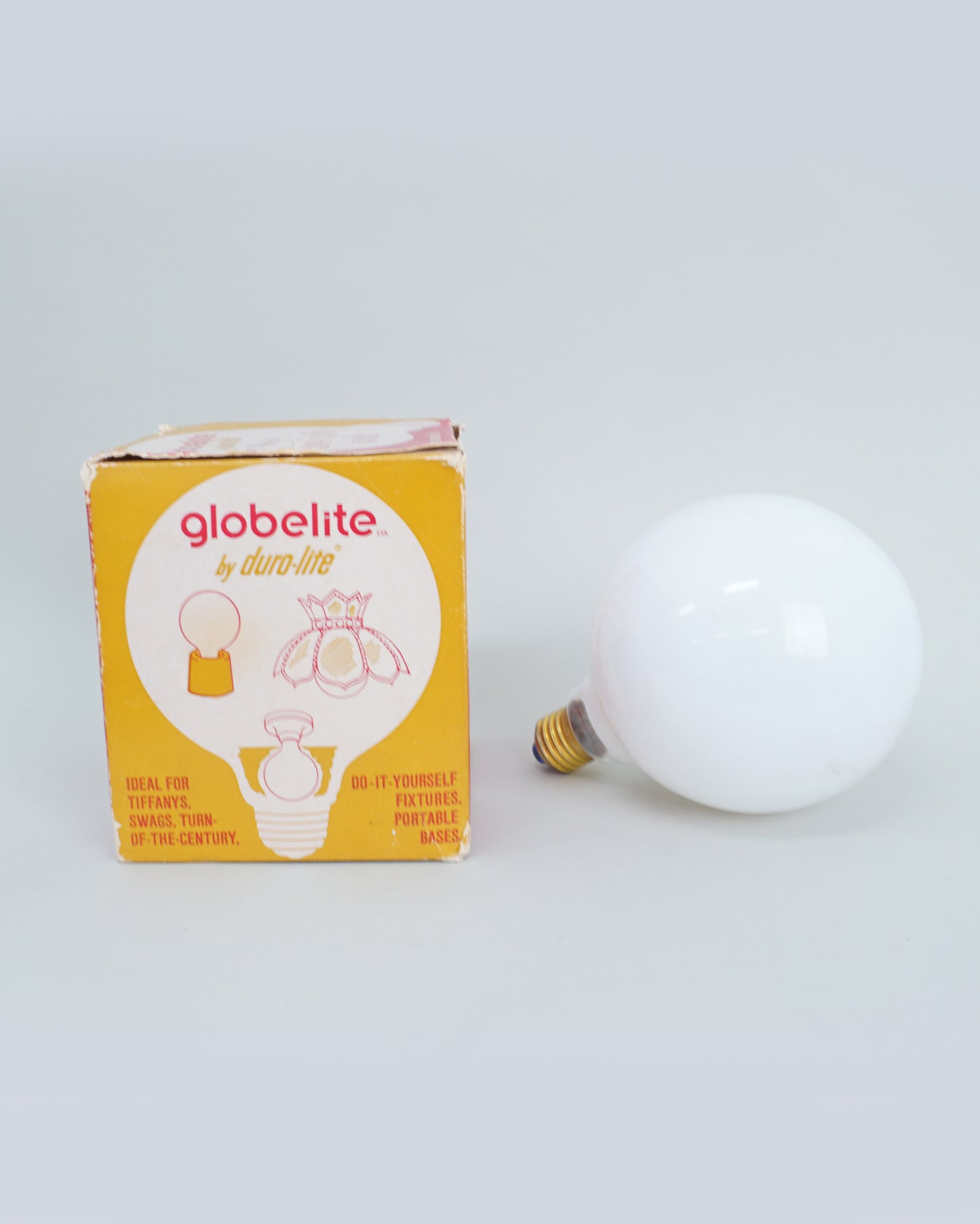 1960s Duro-Lite Light Bulb Sputnik Tiffany Swag Bulb by Globelite NOS New in Box