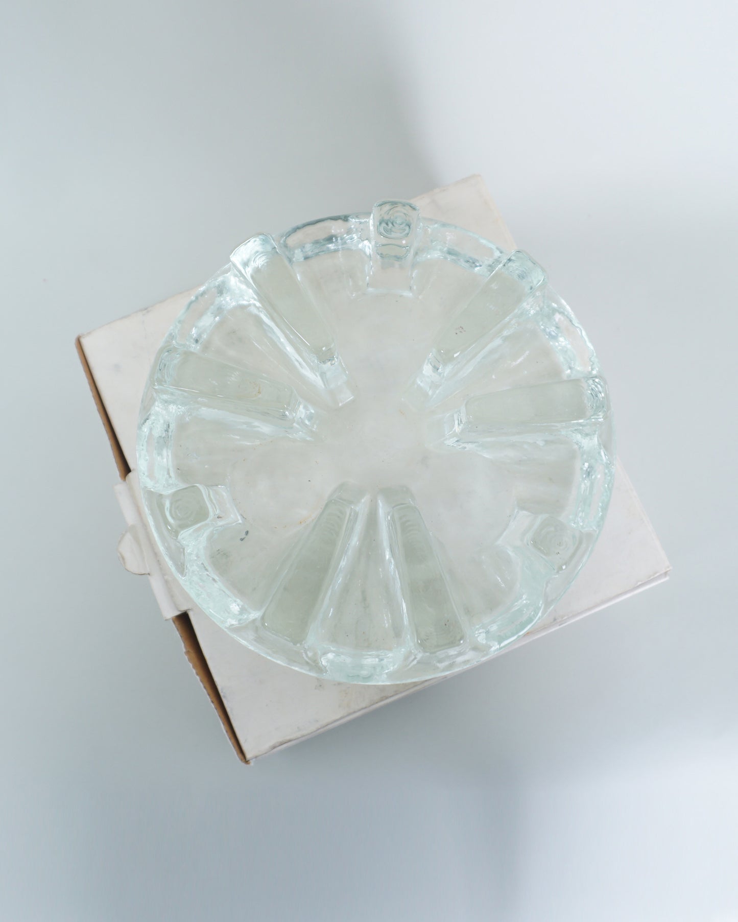 1990s Chantal Heat Resistant Glass Trivet or Candle Holder NOS New in Box