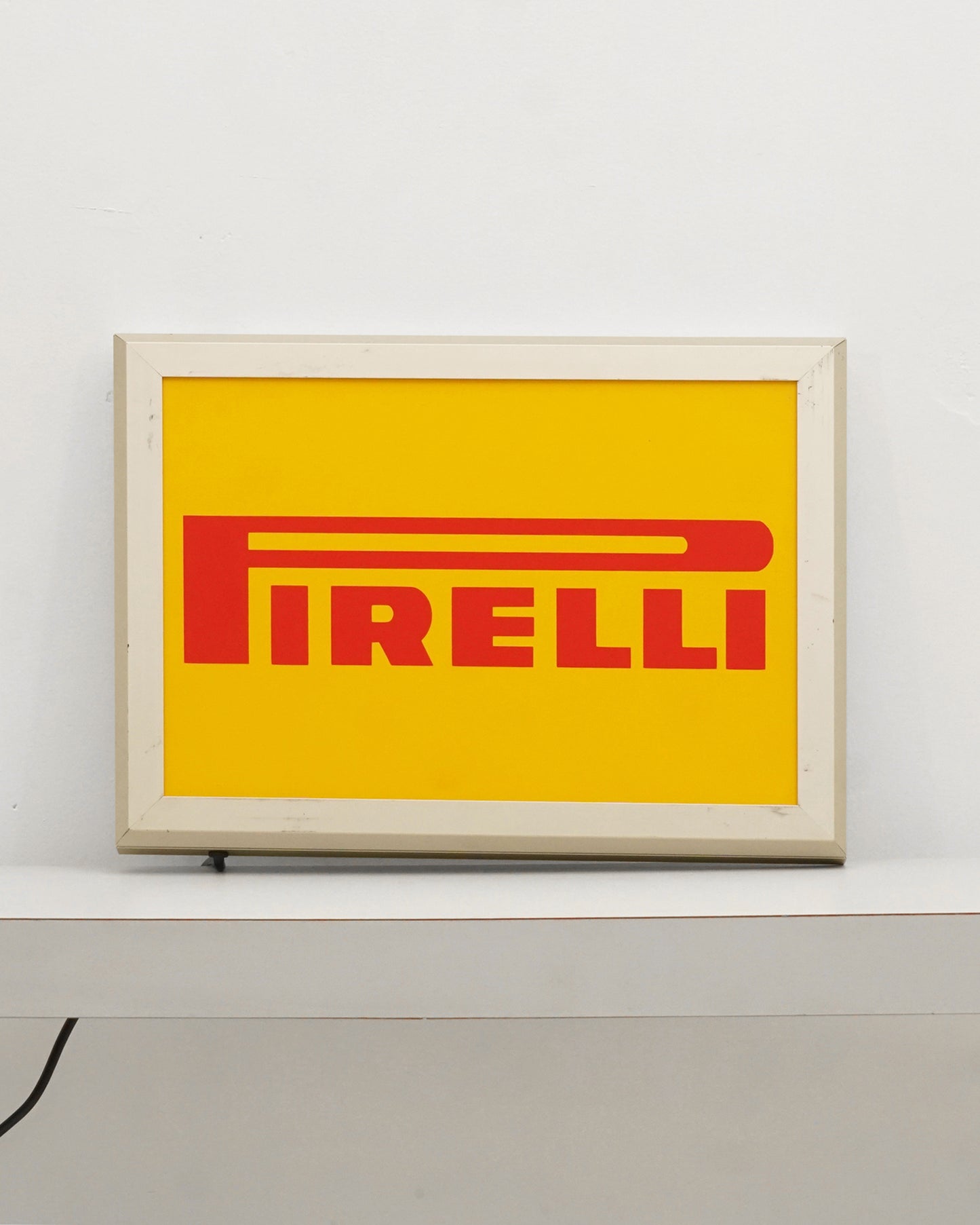 1990s Pirelli Advertising Sign Light