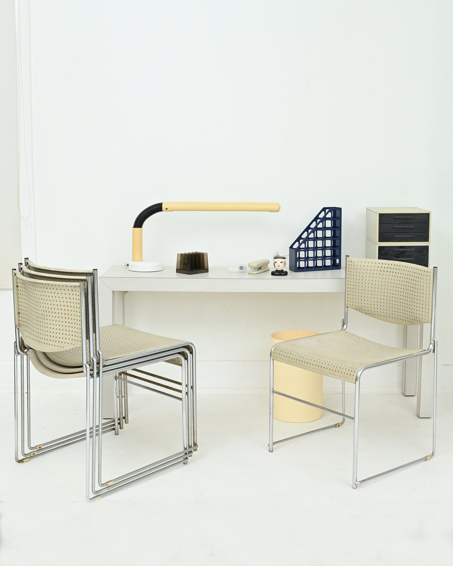 1970s 33m Grey Chairs by Richard Ogg for Emeco