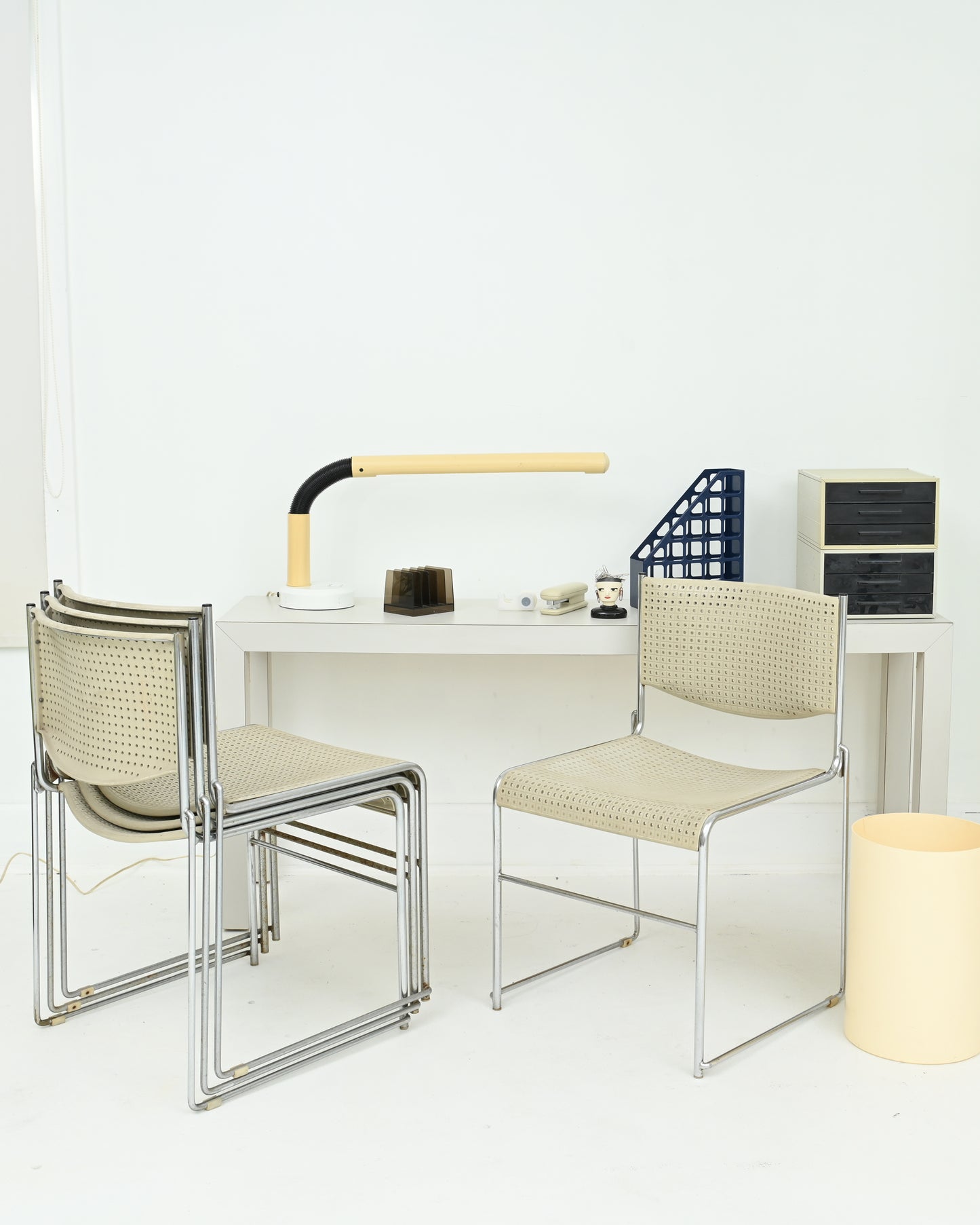 1970s 33m Grey Chairs by Richard Ogg for Emeco