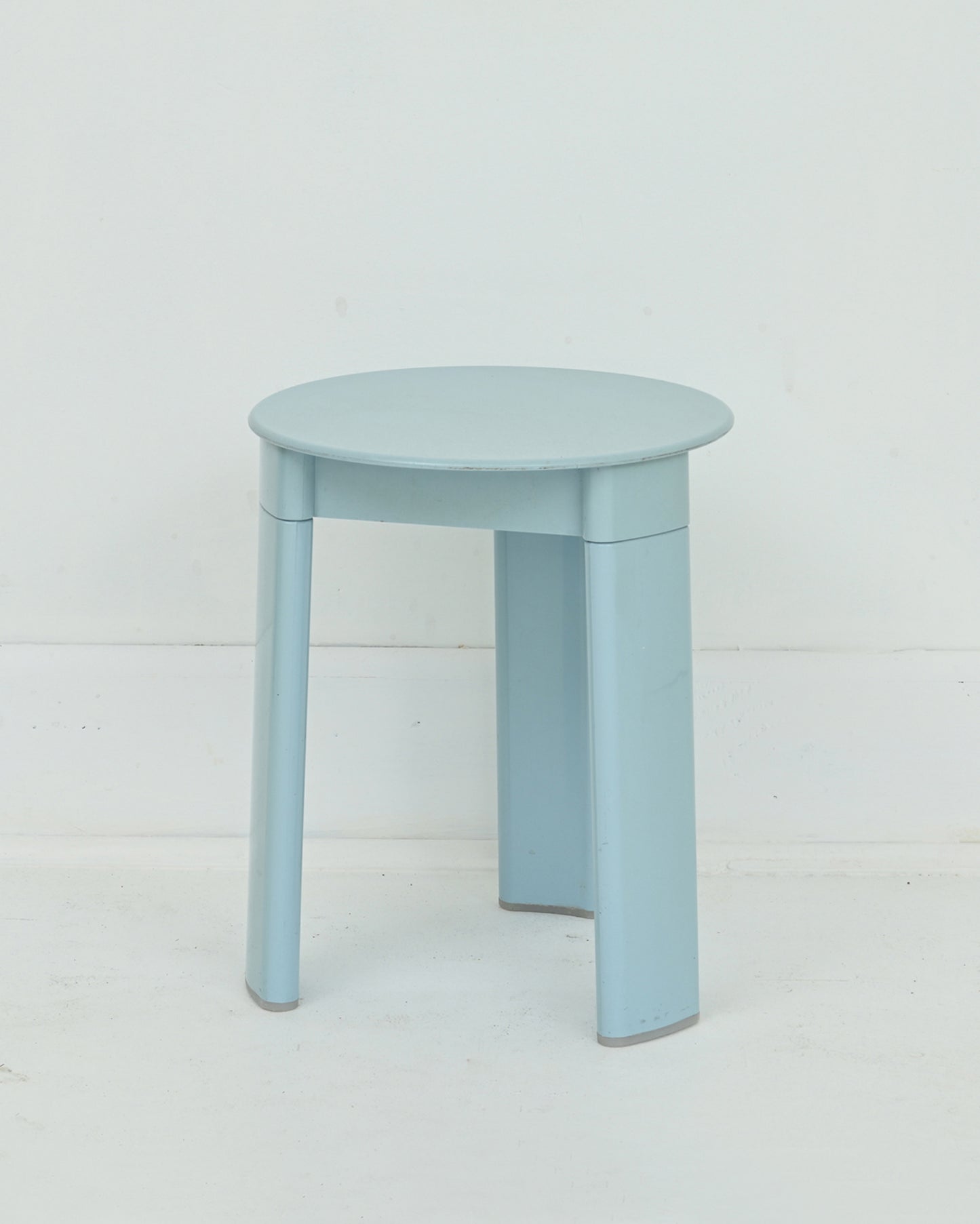 1970s Baby Blue Trio Stool by Olaf Von Bohr for GEDY