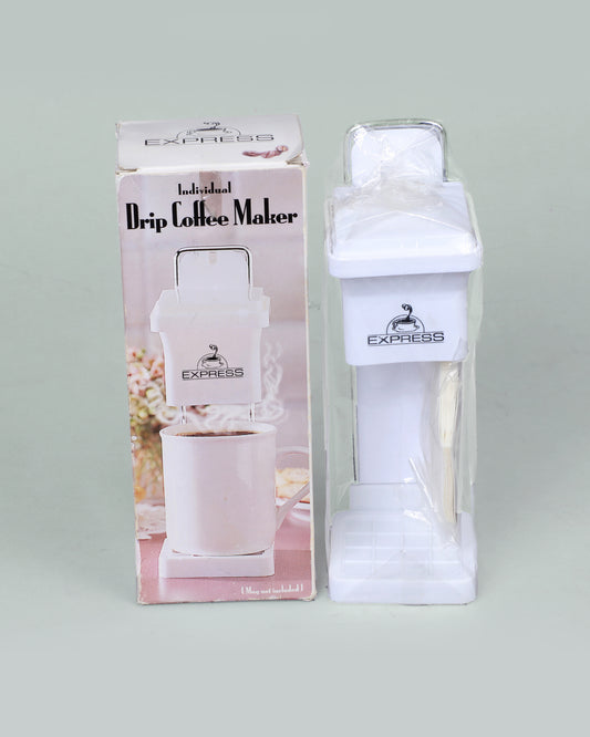 1990s Individual Portable Drip Coffee Maker by Express NOS and New in Box