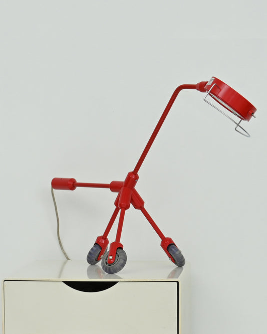 Y2K Red Ikea Kila Lamp by Harry Allen for IKEA