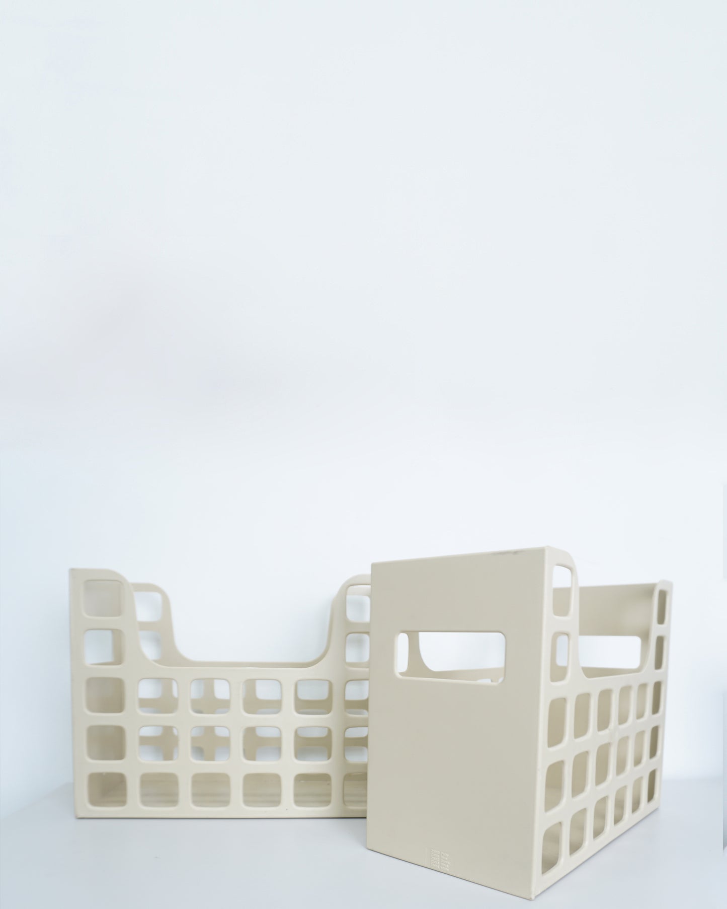 1990s Plastic Desktop Letter Hanging File or Record Storage